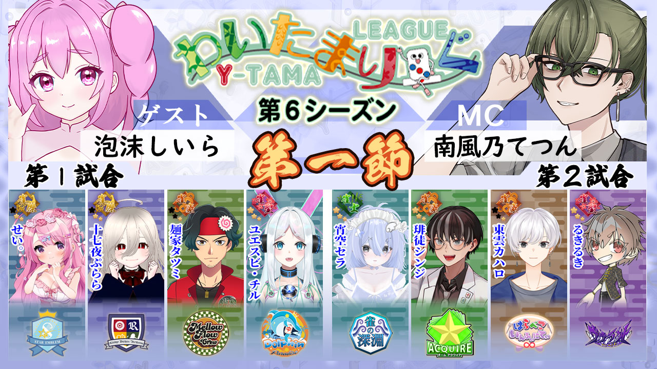 わいたまりーぐ第1節終了！