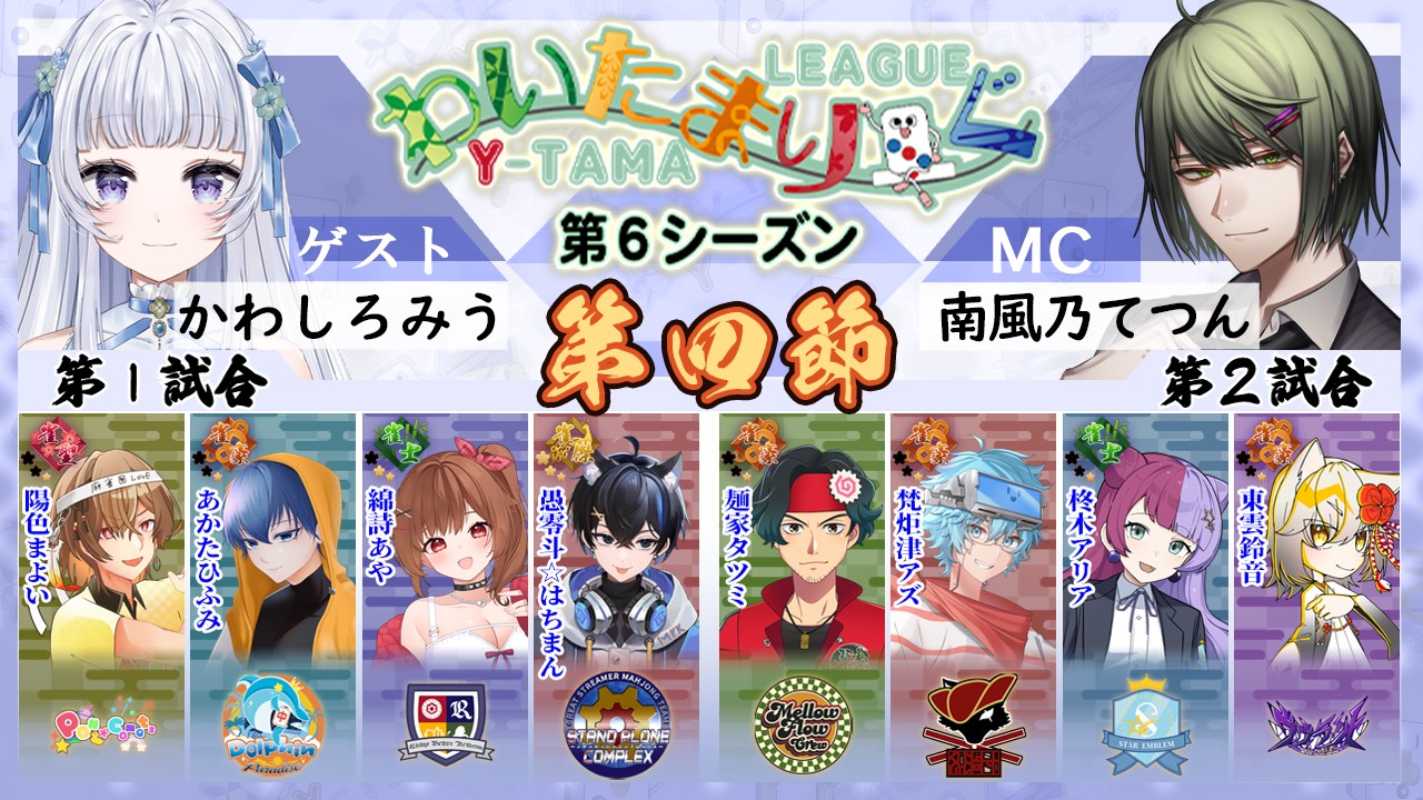 わいたまりーぐ第4節終了！